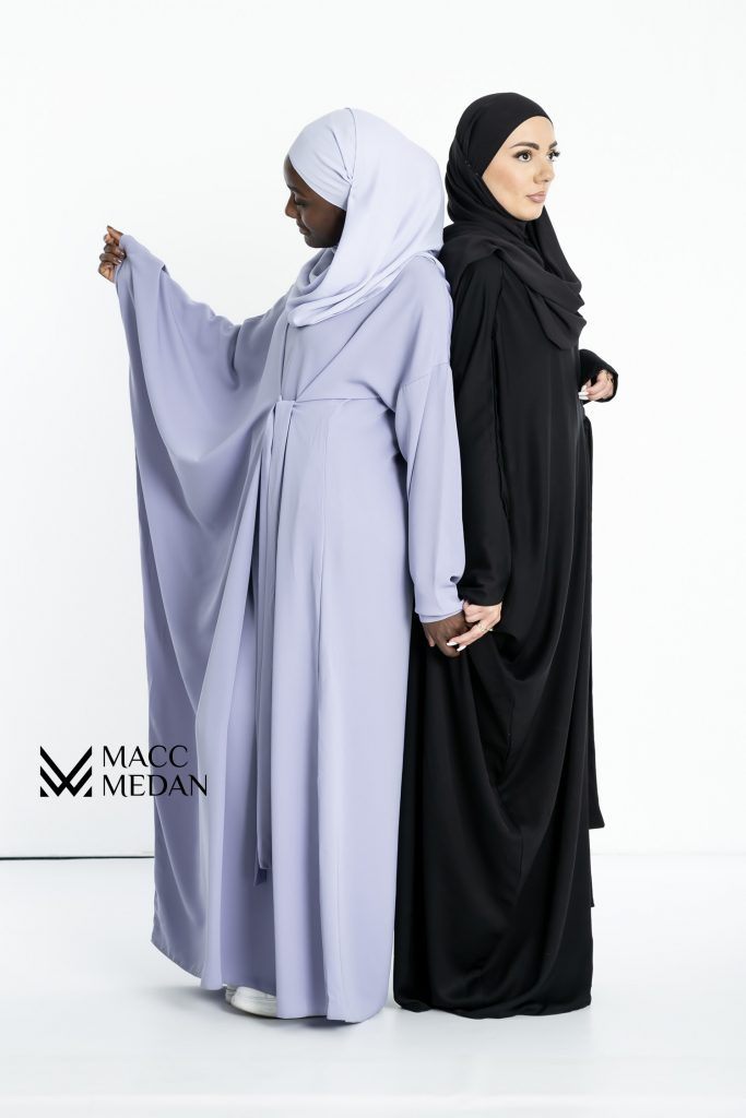 Abaya Amal Blau-schwarz MACCMEDAN