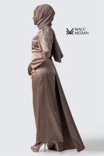 Abendkleid 1001-Nacht Cappucino MACCMEDAN