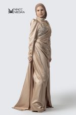 Abendkleid 1001-Nacht Karamell MACCMEDAN