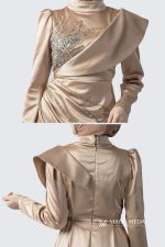 Abendkleid 1001-Nacht Karamell MACCMEDAN