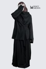MACCMEDAN Zweiteiler Leinenset Schwarz - MaccMedan Muslimische Kleider, Hijab, Abaya, Muslima Fashion, Modest Fashion, Islamische Kleidung, Muslimische Mode