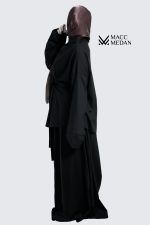 MACCMEDAN Zweiteiler Leinenset Schwarz - MaccMedan Muslimische Kleider, Hijab, Abaya, Muslima Fashion, Modest Fashion, Islamische Kleidung, Muslimische Mode