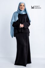 Angora-Set Meerjungfrau Schwarz - MaccMedan Muslimische Kleider, Hijab, Abaya, Muslima Fashion, Modest Fashion, Islamische Kleidung, Muslimische Mode
