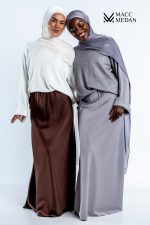 Premium Satinrock - Brauen - Grau MACCMEDAN