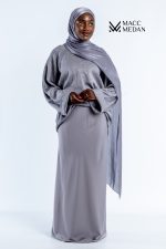 Premium Satinrock - Grau MACCMEDAN