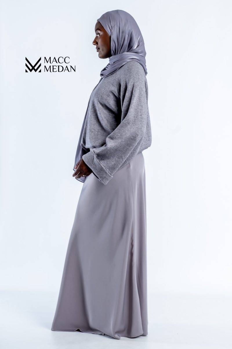 Premium Satinrock - Grau MACCMEDAN