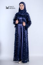Abaya-Zweiteiler – Navy Elegance Butterfly - Muslimische Kleider, Hijab, Abaya, Muslima Fashion, Modest Fashion, Islamische Kleidung, Muslimische Mode
