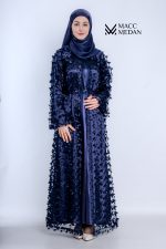 Abaya-Zweiteiler – Navy Elegance Butterfly - Muslimische Kleider, Hijab, Abaya, Muslima Fashion, Modest Fashion, Islamische Kleidung, Muslimische Mode
