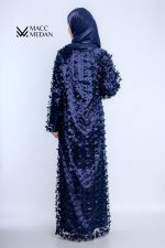 Abaya-Zweiteiler – Navy Elegance Butterfly - Muslimische Kleider, Hijab, Abaya, Muslima Fashion, Modest Fashion, Islamische Kleidung, Muslimische Mode