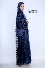Abaya-Zweiteiler – Navy Elegance Butterfly - Muslimische Kleider, Hijab, Abaya, Muslima Fashion, Modest Fashion, Islamische Kleidung, Muslimische Mode
