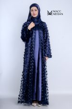 Abaya-Zweiteiler – Navy Elegance Butterfly - Muslimische Kleider, Hijab, Abaya, Muslima Fashion, Modest Fashion, Islamische Kleidung, Muslimische Mode