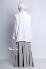 Aurora Blazer im Oversized Look-Weiß - MaccMedan Muslimische Kleider, Hijab, Abaya, Muslima Fashion, Modest Fashion, Islamische Kleidung, Muslimische Mode