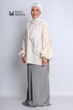 Oversize Pullover-Weiß - MaccMedan Muslimische Kleider, Hijab, Abaya, Muslima Fashion, Modest Fashion, Islamische Kleidung, Muslimische Mode