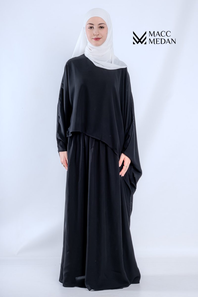 Serenity Zweiteiler - Schwarz - MaccMedan Muslimische Kleider, Hijab, Abaya, Muslima Fashion, Modest Fashion, Islamische Kleidung, Muslimische Mode