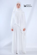 Serenity Zweiteiler - Weiß - MaccMedan Muslimische Kleider, Hijab, Abaya, Muslima Fashion, Modest Fashion, Islamische Kleidung, Muslimische Mode